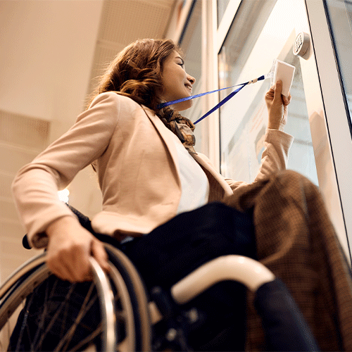 Woman in wheelchair accessing NDIS continence assessment services in Somerton VIC
